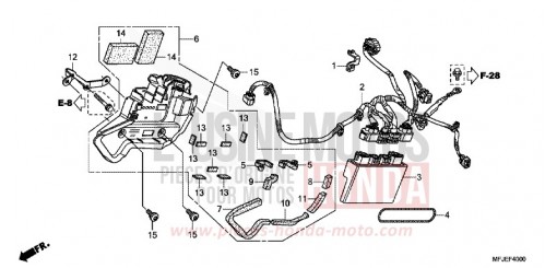 ABS-STEUERGERAET (CBR600RA) CBR600RAC de 2012